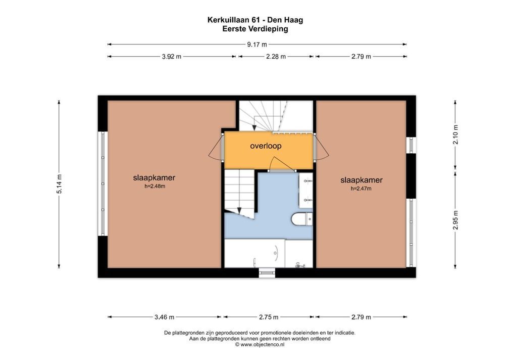 Kerkuillaan 61, Den Haag plattegrond-51