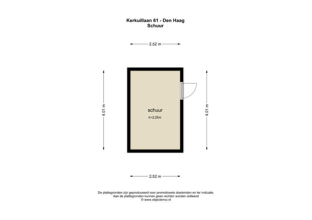 Kerkuillaan 61, Den Haag plattegrond-51