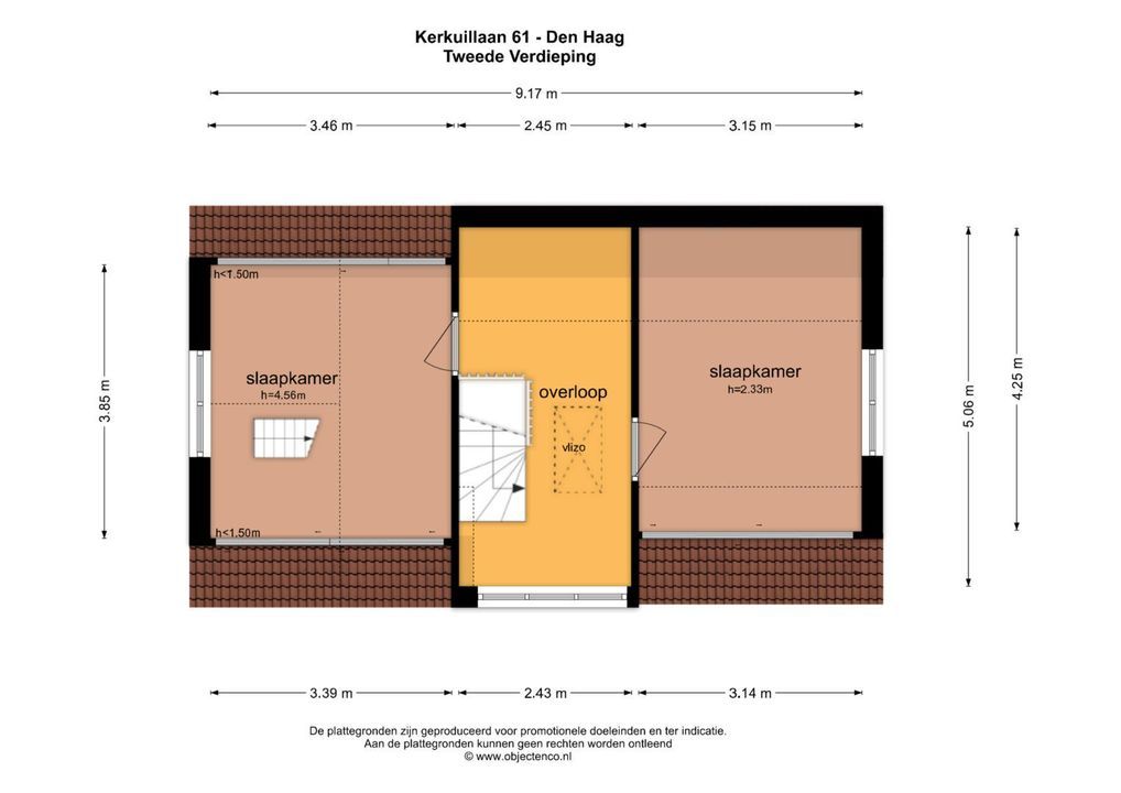 Kerkuillaan 61, Den Haag plattegrond-51