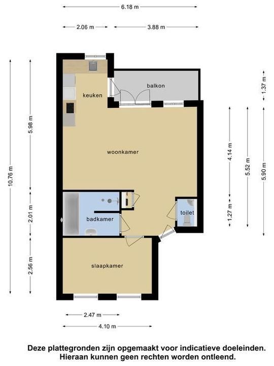 Fagelstraat 98 II, Amsterdam plattegrond-23