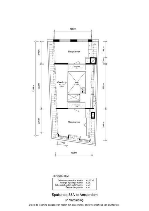 Spuistraat 88 A, Amsterdam plattegrond-60