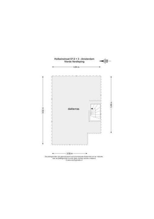 Holbeinstraat 57 2, Amsterdam plattegrond-33