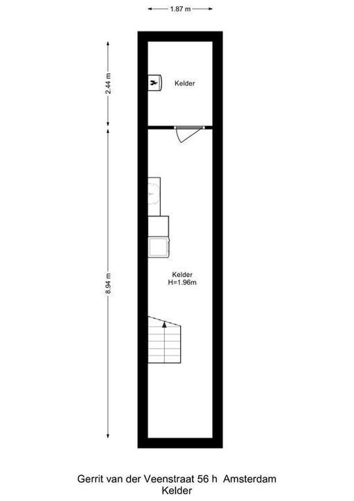 Gerrit van der Veenstraat 56 hs, Amsterdam plattegrond-51