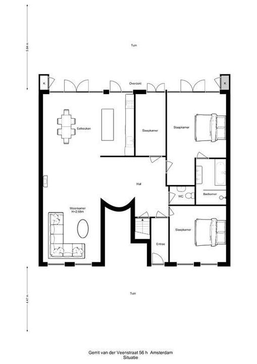Gerrit van der Veenstraat 56 hs, Amsterdam plattegrond-51