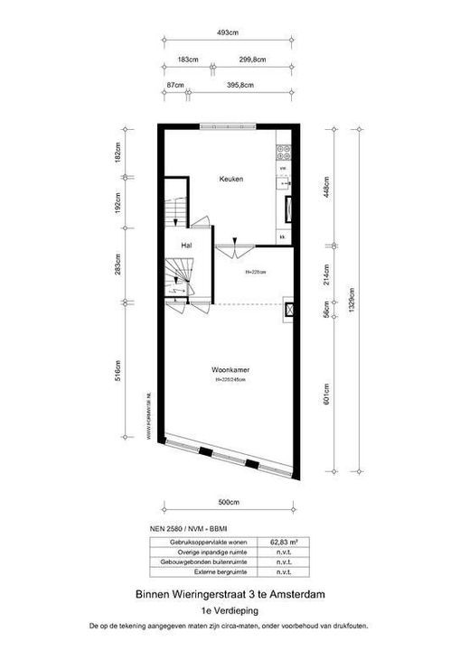 Binnen Wieringerstraat 3, Amsterdam plattegrond-47
