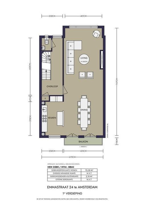 Emmastraat 24, Amsterdam plattegrond-59