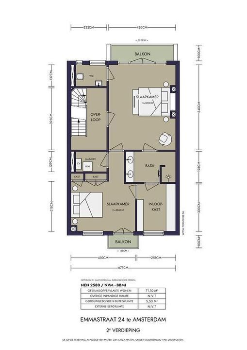 Emmastraat 24, Amsterdam plattegrond-59