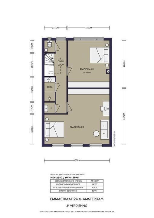 Emmastraat 24, Amsterdam plattegrond-59