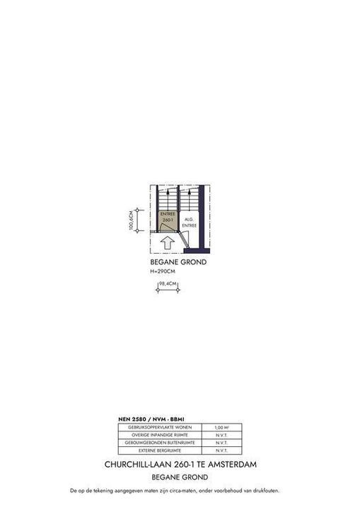 Churchill-laan 260 1, Amsterdam plattegrond-37