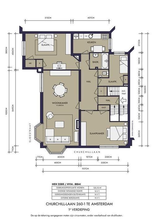 Churchill-laan 260 1, Amsterdam plattegrond-37