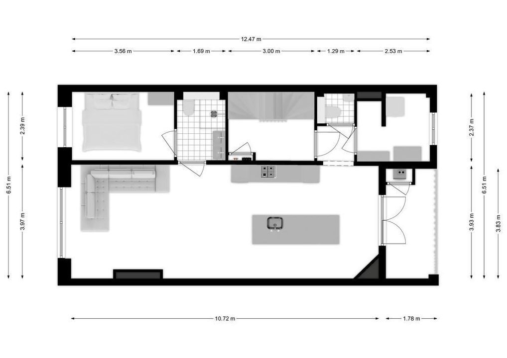 Gabriel Metsustraat 22 3, Amsterdam plattegrond-32