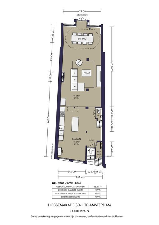 Hobbemakade 80 hs, Amsterdam plattegrond-52