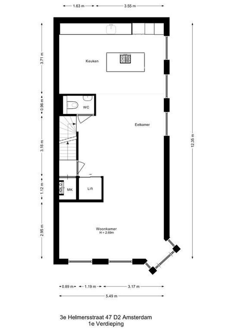 Derde Helmersstraat 47 D 2, Amsterdam foto-25