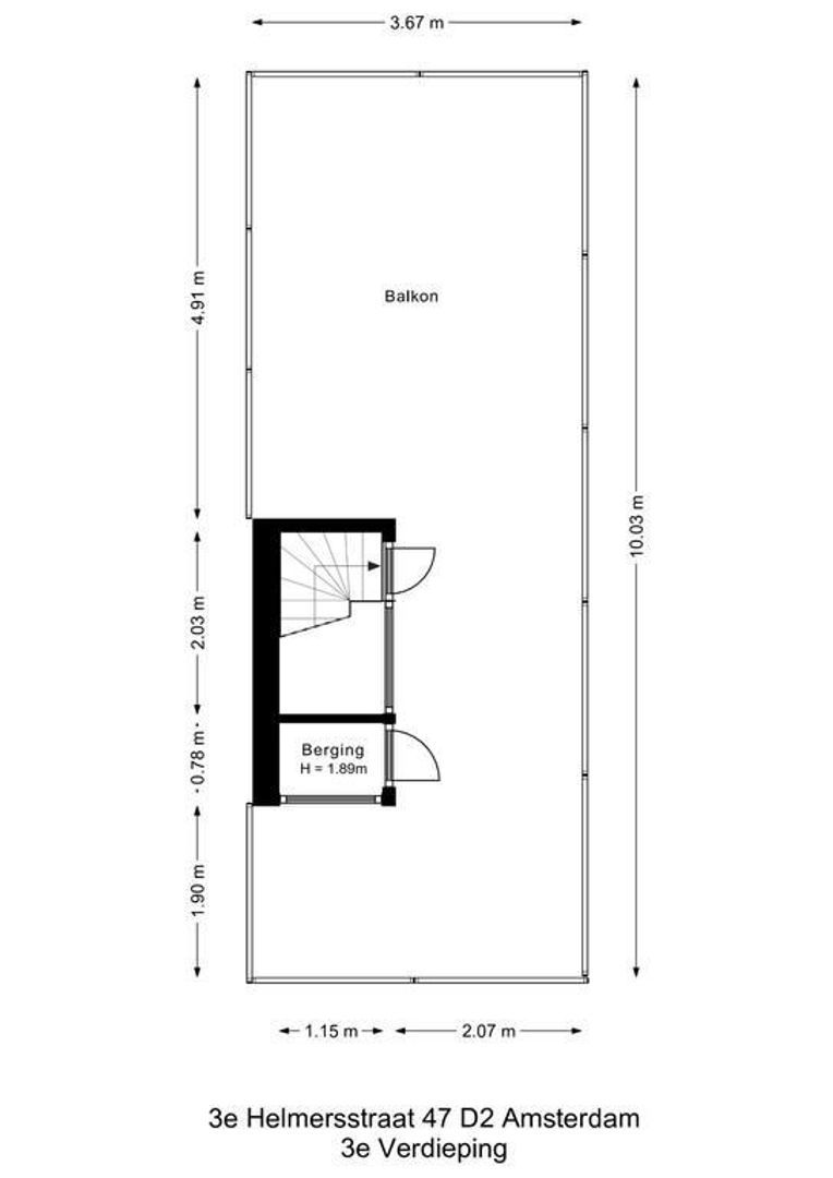 Derde Helmersstraat 47 D 2, Amsterdam foto-27