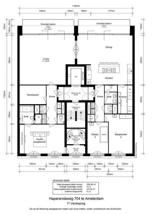 Haparandaweg 704 PP, Amsterdam plattegrond-25