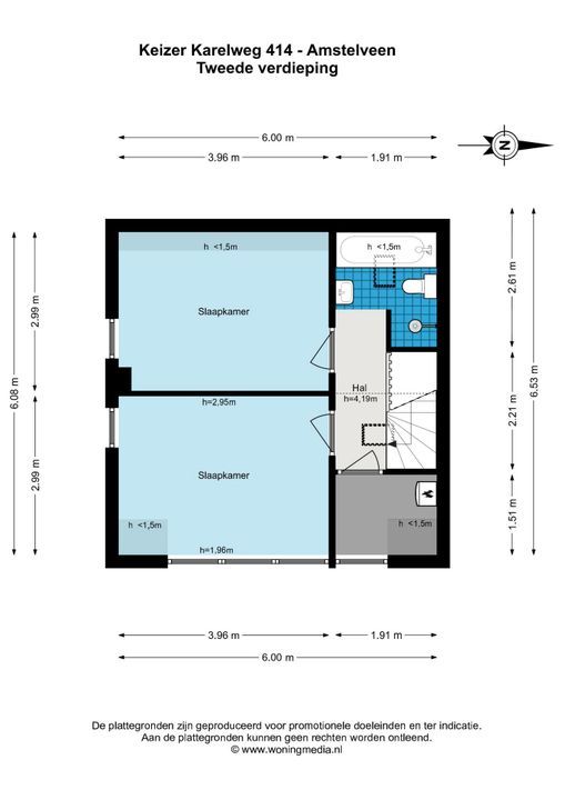 Keizer Karelweg 414, Amstelveen plattegrond-32