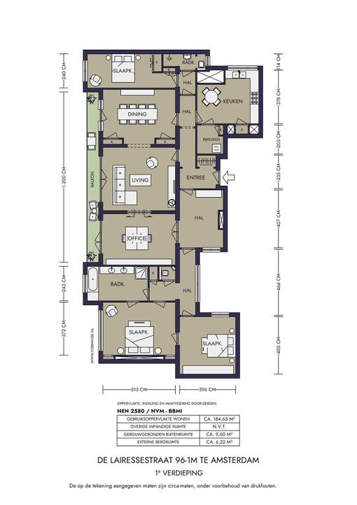De Lairessestraat 96 1M, Amsterdam plattegrond-55