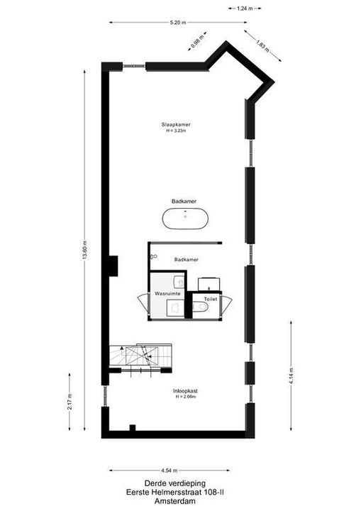 Eerste Helmersstraat 108 2, Amsterdam plattegrond-38