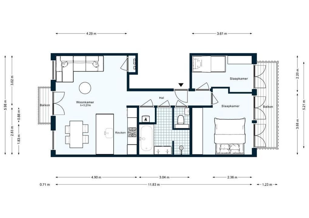 Willemsparkweg 12 1, Amsterdam plattegrond-29