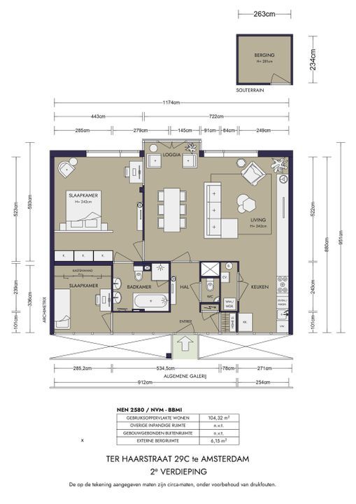 Ter Haarstraat 29 C, Amsterdam plattegrond-33