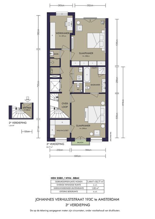 Johannes Verhulststraat 193 3, Amsterdam plattegrond-61
