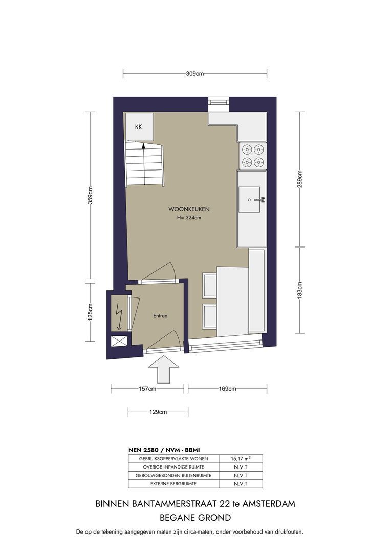 Binnen Bantammerstraat 22, Amsterdam foto-26