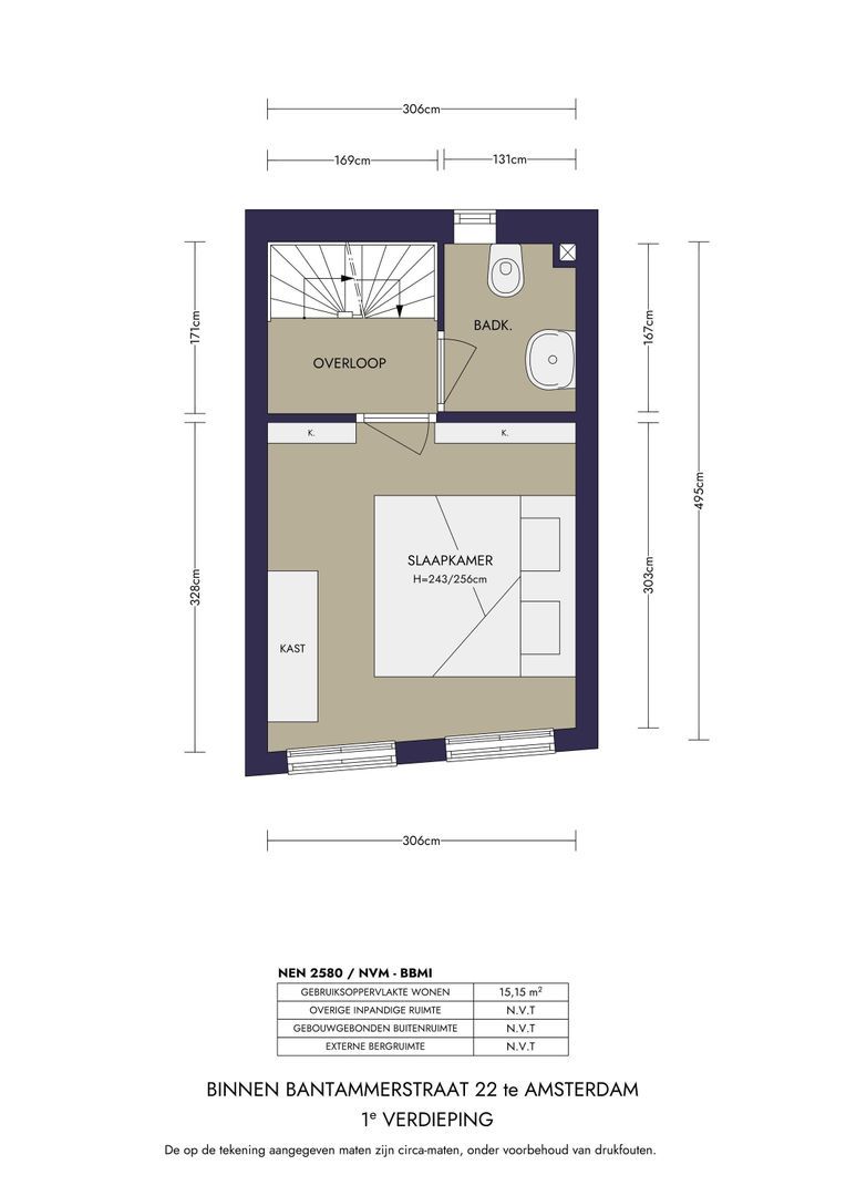 Binnen Bantammerstraat 22, Amsterdam foto-27