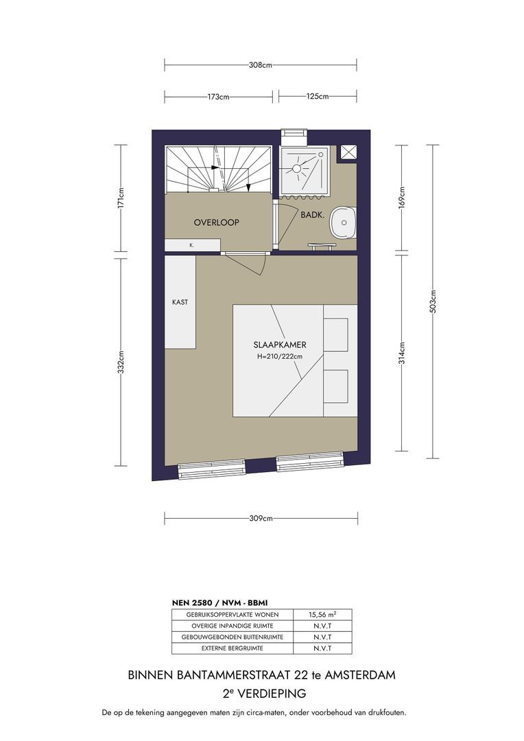 Binnen Bantammerstraat 22, Amsterdam foto-28