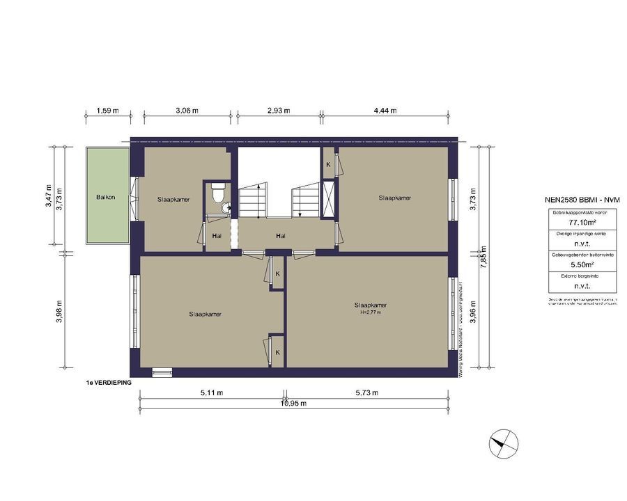 Oranje Nassaulaan 17, Amsterdam plattegrond-50