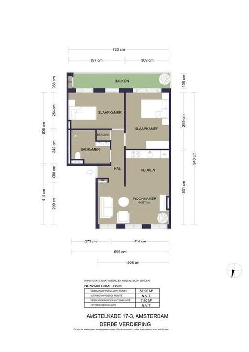 Amstelkade 17 3, Amsterdam plattegrond-40