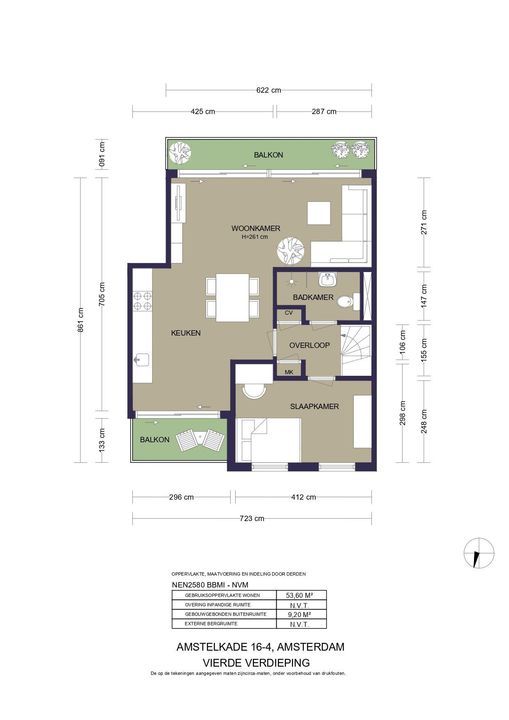 Amstelkade 16 4, Amsterdam plattegrond-32