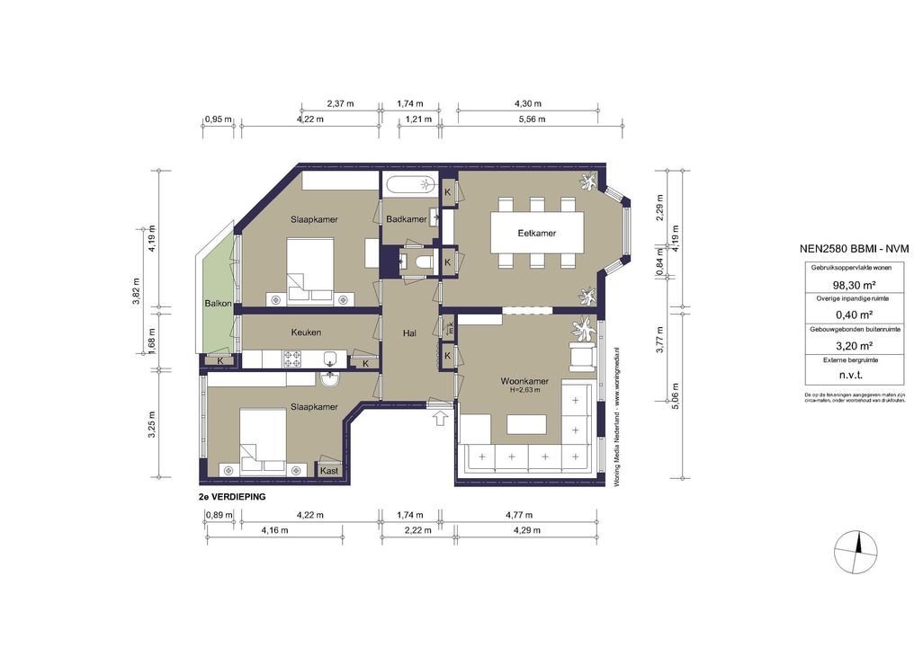 Watteaustraat 4 2, Amsterdam plattegrond-24