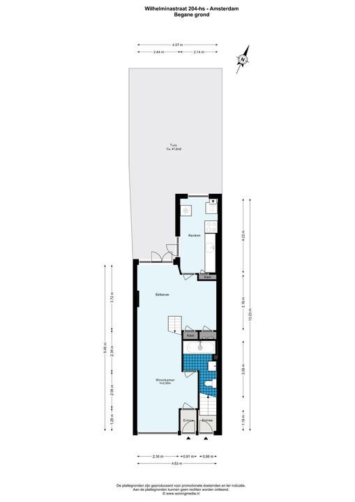 Wilhelminastraat 204 H, Amsterdam plattegrond-62