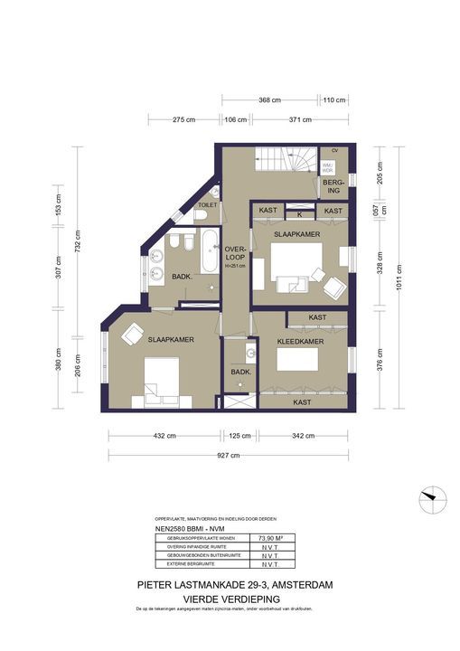 Pieter Lastmankade 29 3, Amsterdam plattegrond-46