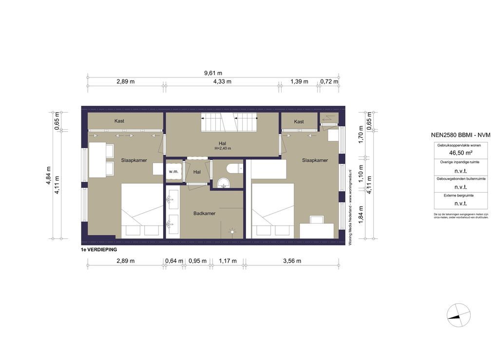 Romeinsarmsteeg 8 H, Amsterdam plattegrond-49