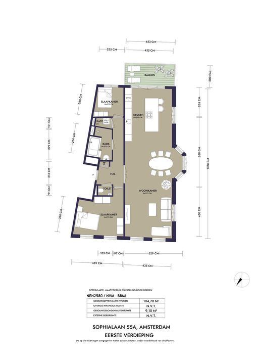 Sophialaan 55 A, Amsterdam plattegrond-38