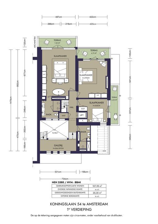 Koningslaan 54, Amsterdam plattegrond-83