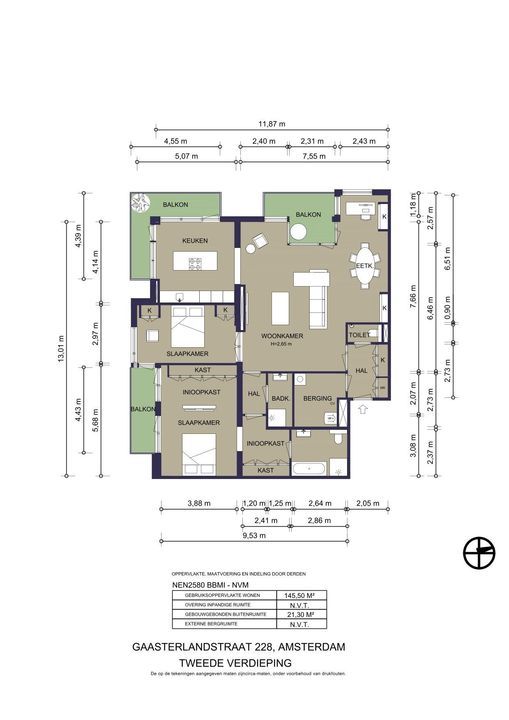Gaasterlandstraat 228, Amsterdam plattegrond-42