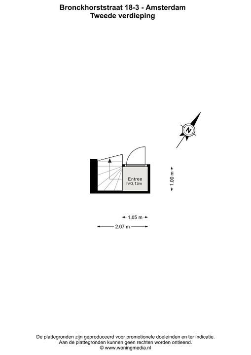 Bronckhorststraat 18 3, Amsterdam plattegrond-49