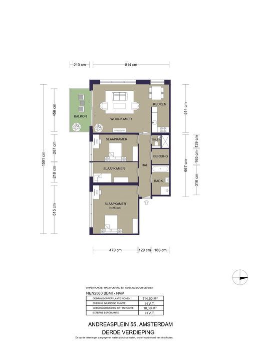 Andreasplein 55, Amsterdam plattegrond-36