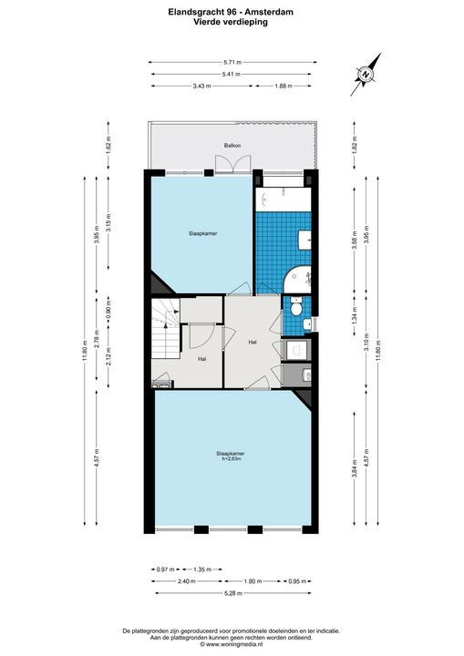 Elandsgracht 96 H, Amsterdam plattegrond-37