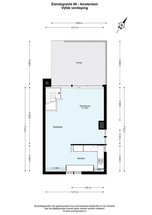 Elandsgracht 96 H, Amsterdam plattegrond-37