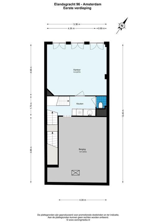 Elandsgracht 96 H, Amsterdam plattegrond-37
