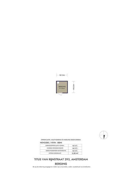 Titus van Rijnstraat 293, Amsterdam plattegrond-27