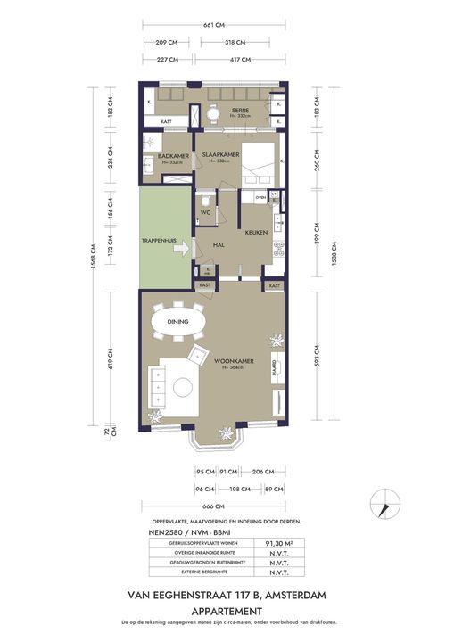 Van Eeghenstraat 117 B, Amsterdam plattegrond-41