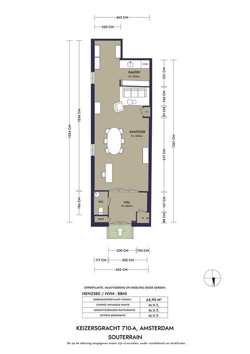 Keizersgracht 710 A, Amsterdam plattegrond-22