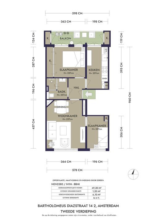 Bartholomeus Diazstraat 14 2, Amsterdam plattegrond-19
