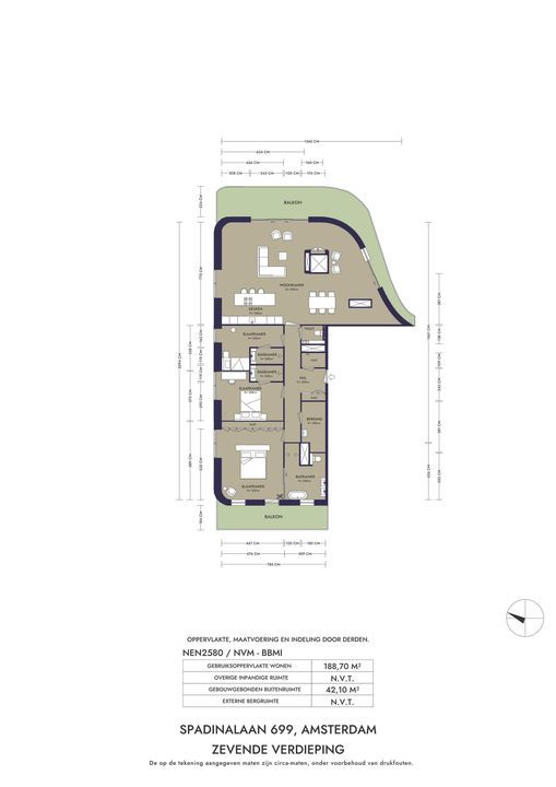 Spadinalaan 699, Amsterdam plattegrond-54