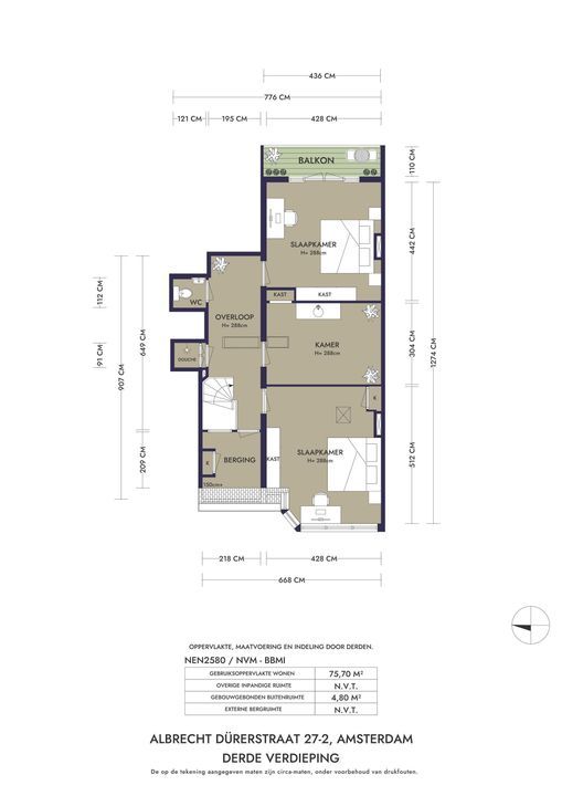 Albrecht Dürerstraat 27 2, Amsterdam plattegrond-31