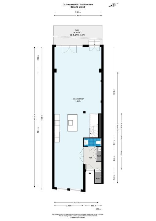 Da Costakade 57 H, Amsterdam plattegrond-34